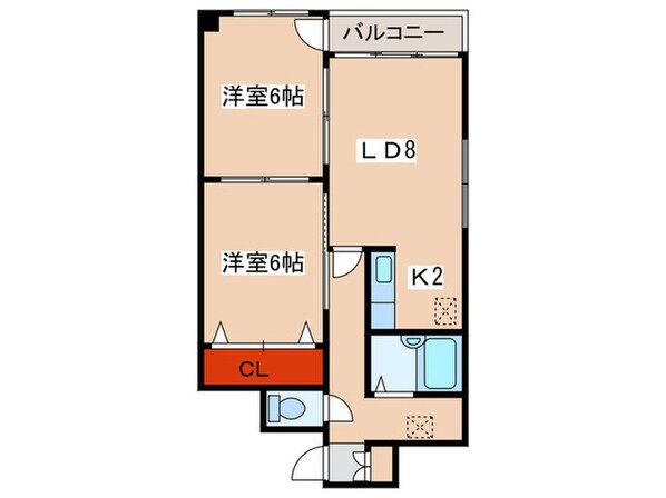 エスパシオ白石の物件間取画像